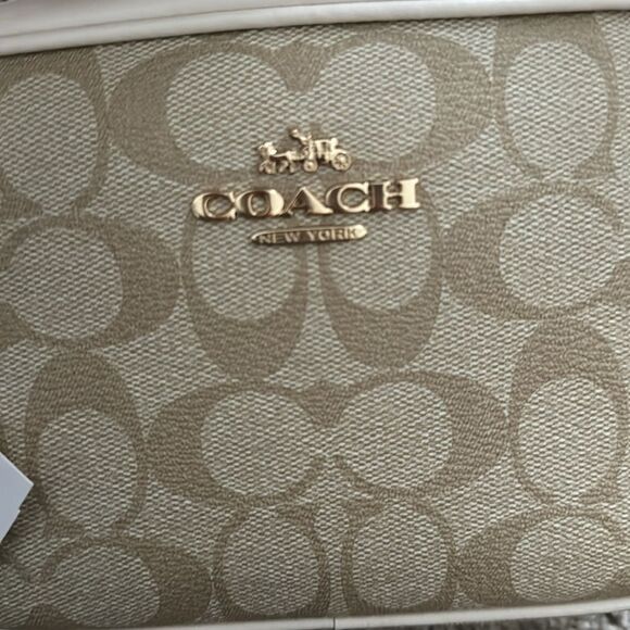 NWT COACH MINI JAMIE CROSSBODY BAG SIGNATURE CANVAS - Picture 4 of 5